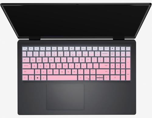 Keyboard Cover for Dell Inspiron 15 3510 3511 3515 3520 3530 3535 15.6/Inspiron 16 5640 5645 16",2025 Dell 15 Laptop DC15250 DC15255 15.6/15.6 Dell Latitude 3520 Skin -Ombre Pink - color: Ombre Pink