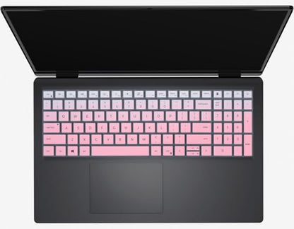 Keyboard Cover for Dell Inspiron 15 3510 3511 3515 3520 3530 3535 15.6/Inspiron 16 5640 5645 16",2025 Dell 15 Laptop DC15250 DC15255 15.6/15.6 Dell Latitude 3520 Skin -Ombre Pink - color: Ombre Pink