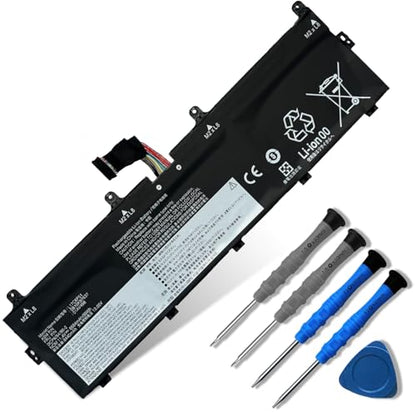99Wh L17C6P51 Laptop Battery Replacement for Lenovo Thinkpad P72 P73 P72-20MB P72-20MC P73-20QR Series L17M6P52 01AV498 SB10K97637 11.4V 8684mAh - size: 10.75*3.85*0.32 inch L17C6P51
