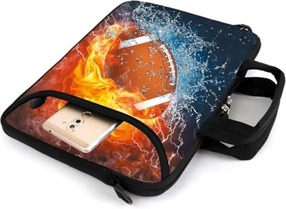 13" laptop bag laptop sleeve chromebook case adjustable shoulder strap with handle accessory pocket for men women (RYD-13-7) - color: Ryd-13-7