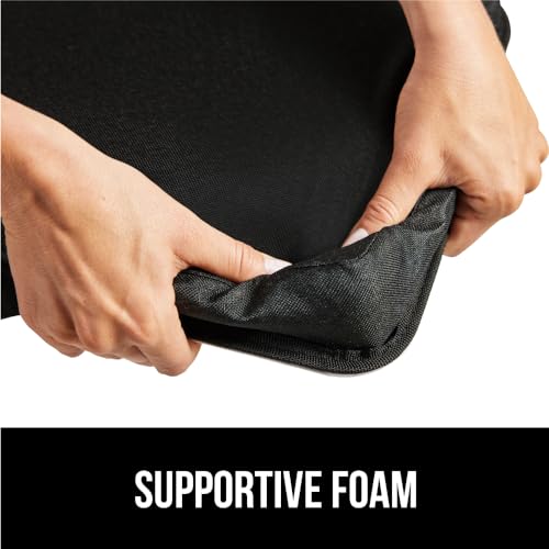 Gorilla Grip Cushion Lap Desk and Gel Memory Foam Wrist Rest, Lap Desk Fits 15 Inch Laptop, Comfortable Foam, Wrist Rest Includes Mousepad Rest, Both in Gray, 2 Item Bundle