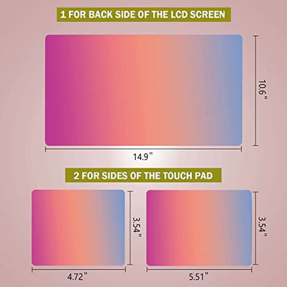 Laptop Notebook Skin Sticker Cover Decal Fits 12 13 13.3 14 15 15.4 15.6 inch Laptop Protector Notebook PC | Easy to Apply, Remove and Change Styles (NEK-35) - color: NEK-35