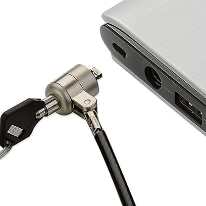 Laptop Cable Lock Hardware Security Cable Lock Anti Theft Combination Lock for iPad Tablet Laptop MacBook and All Other Notebooks and Tablets - color: Computer lock A
