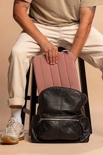 ANECDOTE Laptop Case 15-16 Inch – A Perfect Laptop Sleeve - Compatible with MacBook Air/Pro 15 inch M3 M2 M1 Chip Pro Max 2023-2021 – Fits Well, Made of 100% Nylon with Aesthetic Design (Mauve) - color: Mauve, size: 15-16 inches