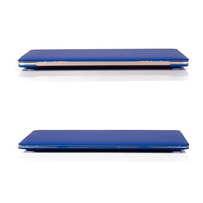 RUBAN Case Compatible with MacBook 12 Inch A1534 - Slim Snap On Hard Shell Protective Cover and Keyboard Cover, Navy Blue - color: Navy Blue