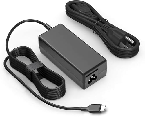 65W USB C Laptop Charger Replacement for Dell Laptop/Computer/Chromebook | and All 65 Watt/45W USB Type C Power Adapter