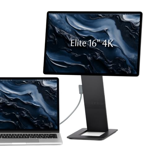 SOTSU FlipAction Elite 16" | 4K Portable Monitor | 3840 x 2400 (UHD+) | 60 Hz | 100% DCI-P3 | 450 Nits | Pivot Rotate | Full Metal CNC | Perfect Match for Mac and Windows (Space Black) | 3840x2400 (UHD+) | 60Hz | 100% DCI-P3 | 450 Nits | Pivot Rotate | Fu
