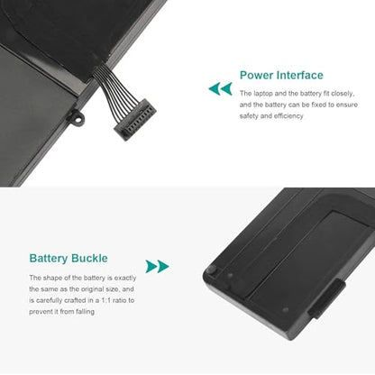 ASUNCELL A1382 A1286 Laptop Battery for 15 inch MacBook Pro 8,2 9,1 MacBook Pro Battery A1286 (Mid 2012 Early 2011 Late 2011) - color: A1382