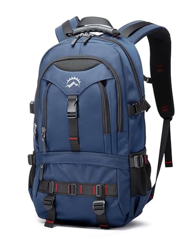 KAKA Travel Backpack Fight Approved with 17.3 inch Laptop Lackpack Compartment Outdoor Duffle Bag for men and women - color: Blue
