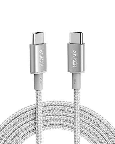 Anker USB C to USB C Cable, 100W Fast Charging Cable(1-Pack, 10 ft, Silver) | For iPhone 17 / 17 Pro, MacBook, and More - color: Sliver, size: 10ft