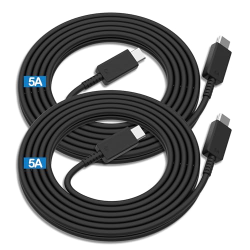 2Pack for Samsung Charging Cable 10FT,100W/5A Fast Charging Long Type C to Type C Cord,for Galaxy S26/S25/S24/S23/S22/S21/S20/S10/S9 +/Edge/Ultra,Note20/10/9/8,Z Fold/Flip7-4,Tab S/A,USBC Charger Wire - size: 10FT