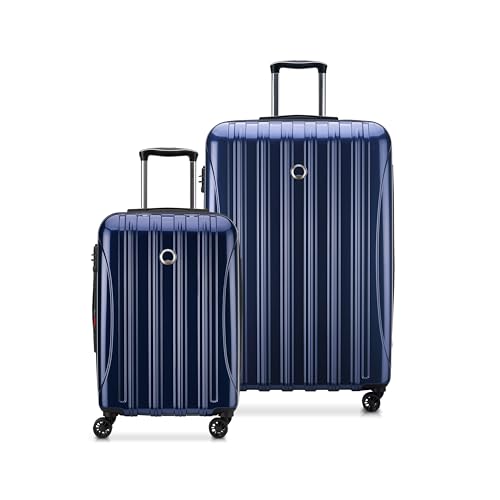 DELSEY PARIS Helium Aero Hardside Expandable Luggage with Spinner Wheels, Blue Cobalt, 2-Piece Set (21/28) - color: Blue Cobalt, size: 2-Piece Set (21/28)