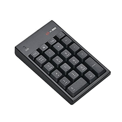 MCSaite Wireless Numeric Keypad & Mouse Combo - Use One Receiver Wireless Number Pad Keyboard and Mouse for Laptop Desktop
