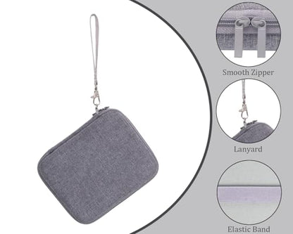Hard Protective Travel Case for Wireless Number Pad, Compatible with Lekvey/iClever/Nulea Bluetooth Number Pad,Gray(CASE ONLY) - color: Gray