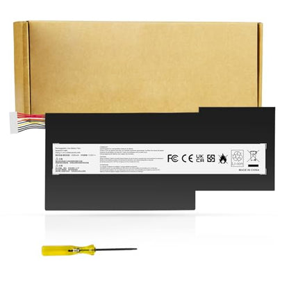 BTY-M6K Battery Compatible with MSI Stealth Pro GF63 GF65 GF75 GS63VR GS73VR 7RG 7RG-005 Thin 8RB 8RC 8RD 8RD-031TH 8RC 8RF 8SC 8RX 9SC 9SCXR Thin 10SDR 9SEXR 9SD GS73 8RF WF65 WF75 WS63 8SK WP65 - size: BTY-M6K 11.34 5.55 0.73