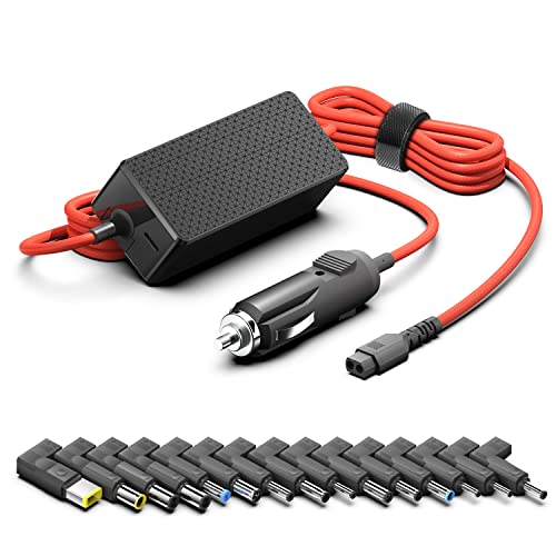 TAIFU 138W 100W 90W 65W 45W Universal Power Adapter Laptop Car Charger Replacement for HP Dell Lenovo IBM Asus Samsung Chromebook Toshiba Sony Compaq Fujitsu LG Power Supply Cord with 15 Tips