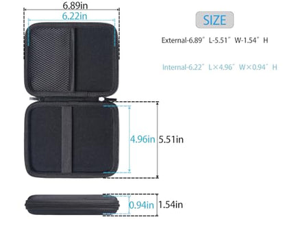 Hard Protective Travel Case for Wireless Number Pad, Compatible with Lekvey/iClever/Nulea Bluetooth Number Pad,Black(CASE ONLY) - color: Black
