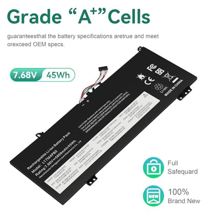 L17M4PB0 L17C4PB0 Battery for Lenovo Flex 6-14 6-14IKB 6-141KB 6-14ARR IdeaPad 530S 530S-14ARR 530S-14IKB 530S-141KB 530S-15IKB 530S-151KB Yoga 530 530-14ARR 530-14IKB 14IKBR 141KB 14ARR 15ARR 15IWL - size: 9.53*3.82*0.16inch L17M4PB0