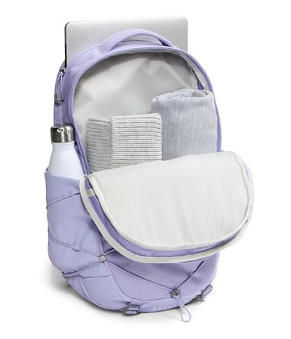 The North Face Borealis Laptop Pack, Pale Plum Lt Hth/Pale Plum, OSFA | Everyday Travel Bag, Laptop Sleeve, Reflective Details - color: Pale Plum Light Heather/Pale Plum