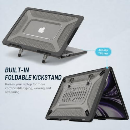 Soonjet ShockBumper for MacBook Pro 16 inch Case 2026-2021 | M5 M4 M3 M2 M1 Pro/Max | Drop Protection | Clear Protective Hard Shell Laptop Cover | Bumper Black - color: Bumper Black