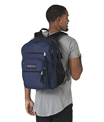 JanSport Laptop Backpack - Computer Bag with 2 Compartments, Ergonomic Shoulder Straps, 15” Laptop Sleeve, Haul Handle - Navy - color: Navy