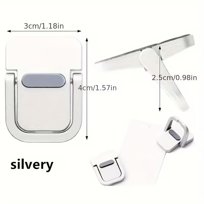Laptop Stand Riser Foldable Portable Lightweight Tilt and Height Adjustable for Ergonomic Desk, Travel, Bed, Home Office, Silvery - color: Silvery