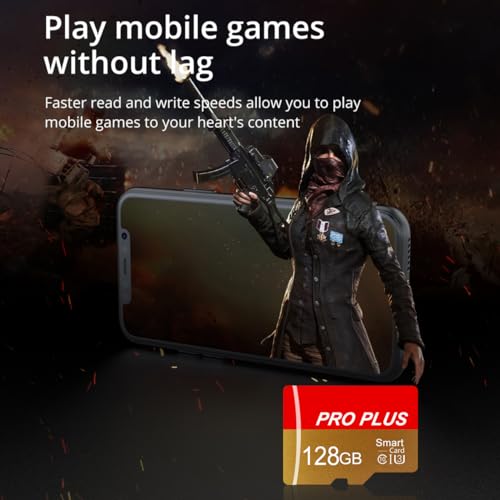 2 Pack TF Card 128GB with Adapter, High Speed Memory Card, UHS-I C10 A1 Memory TF Card for Tablet/Mobile Phone/Camera/Car Audio/Game Console (TF162 Red Gold 128GB) - color: TF162 Red Gold 128GB