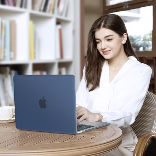 MOSISO Compatible with MacBook Pro 13 inch Case M2 M1, Haze Blue | Plastic Hard Shell Case Cover 2026-2016A2338 A2251 A2289 A2159 A1989 A1708 A1706 with/without Touch Bar - color: Haze Blue