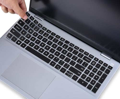 Keyboard Cover for 2025 Dell 16 Plus Laptop DB16250, Dell 16 Plus 2-in-1 Laptops DB16255 DB06250, Dell 16 Laptop DC16250 DC16251, Dell Inspiron 16 5640 5645 Keyboard Skin Protector, Black - color: Black