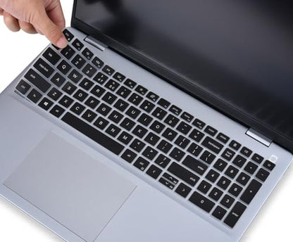 Keyboard Cover for 2025 Dell 16 Plus Laptop DB16250, Dell 16 Plus 2-in-1 Laptops DB16255 DB06250, Dell 16 Laptop DC16250 DC16251, Dell Inspiron 16 5640 5645 Keyboard Skin Protector, Black - color: Black