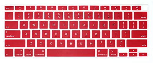 Se7enline for MacBook Pro 13/16 inch Keyboard Cover 2019-2026,Purple | Silicone Waterproof Dustproof Durable Washable Laptop Accessories Protective Skin Protector 2019/2020/2021/2022/2023,Wine Red - color: Wine Red