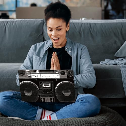 SUPERDANT Laptop Skin Sticker Vintage Radio Laptop Decals Personalized Universal Notebook Computer Wrap Vinyl Skin Stickers Cover Art Decal Removable 12-15.6 Inch Waterproof Scratch-Resistant Gifts - style: Radio