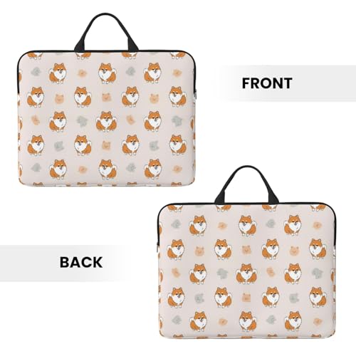 Laptop Case 14 Inch, Soft Shockproof Laptop Sleeve with Handle, Protective Bag - color: Pattern (670)