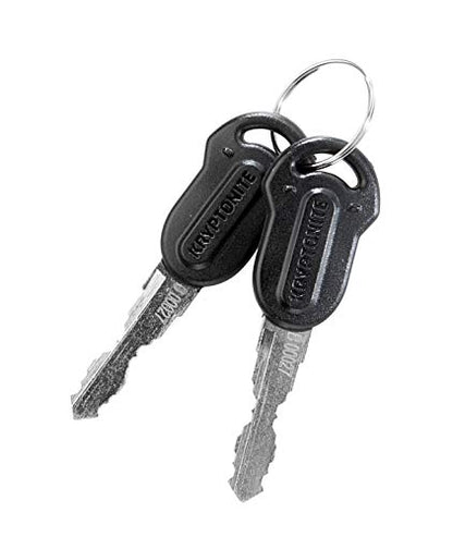 Kryptonite KryptoFlex Bike Lock Cable, 6FT Long 10mm Thick Heavy Duty Braided Steel Cable Anti-Theft Security Lock for Outdoor Equipment, Combination/Key Bike Lock - style: 6' Key