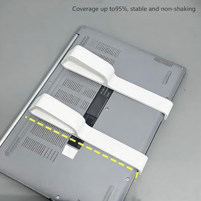 Stable Laptop Holder Improves Typing Angles and Reduces Neck Strain Laptop Stands Notebook Stand - color: White