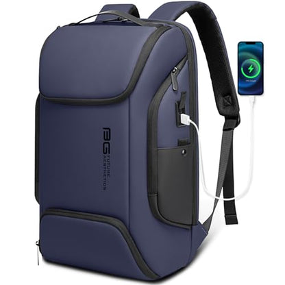 FUTURE AESTHEICS Business Laptop Smart backpack Can Hold 15.6 Inch Laptop Commute Backpack Carry on bag for men and women - color: Blue