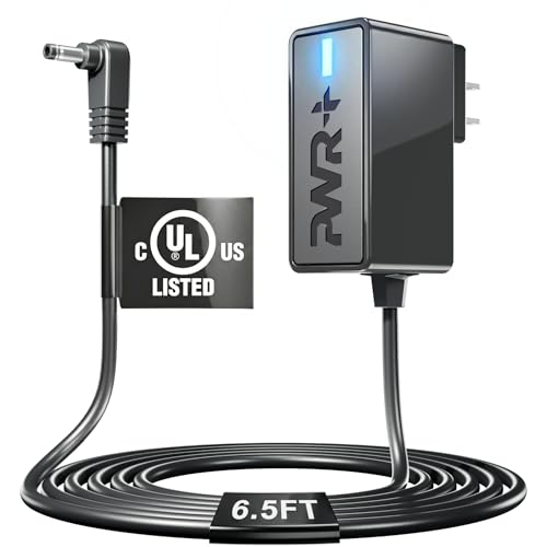 Charger for Sylvania, Philips, Sunpin, Craig, Cooau, DBPower, YOTON, ieGeek, Synagy, Wonnie, Ematic Portable DVD Player - UL Listed Extra Long 6.5 Ft Cord AC Adapter Rapid Power Supply