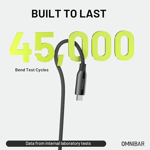USB C Cable 3FT, 240W 20Gbps USB 3.2 Gen 2x2 Fast Charging Cable | 20Gbps Data Transfer, 4K Display Support, Heavy-Duty Braided Build, Enhanced Durability, CarPlay & Android Auto Compatible - color: C to C 20Gbps Black
