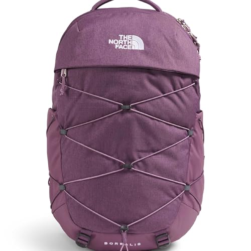 The North Face Borealis Laptop Pack, Chroma Purp Lt Hth, OSFA | Everyday Travel Bag, Laptop Sleeve, Reflective Details - color: Chroma Purple Light Heather/Hushed Lavender