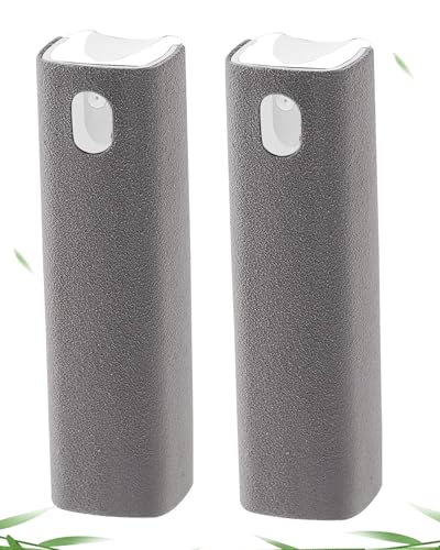 Screen Cleaner Car Screen Cleaner Spray and Wipe Car Stuff Mini Cleaning Kit for Travel Car Display iPhone iPad Computer Laptop Tablet MacBook Cell Phone Eyeglasses(2 Units) - color: 2Grey