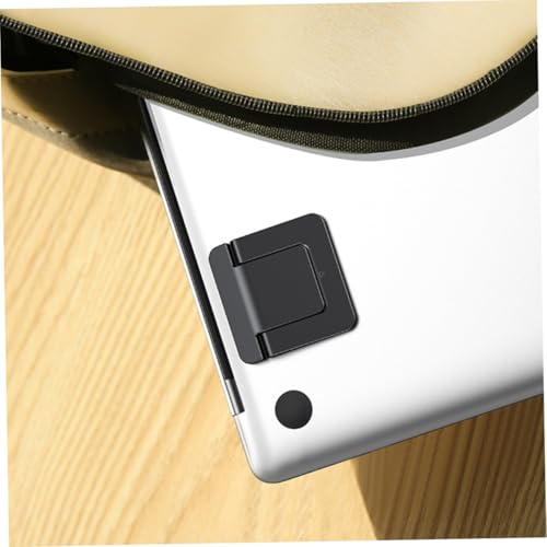 VANZACK 2pcs Foldable Laptop Stand Bracket Portable Mini Notebook Support Vertical Desktop Holder for Cooling and Ergonomic Use at Office Or Home