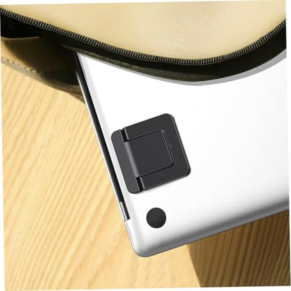 VANZACK 2pcs Foldable Laptop Stand Bracket Portable Mini Notebook Support Vertical Desktop Holder for Cooling and Ergonomic Use at Office Or Home
