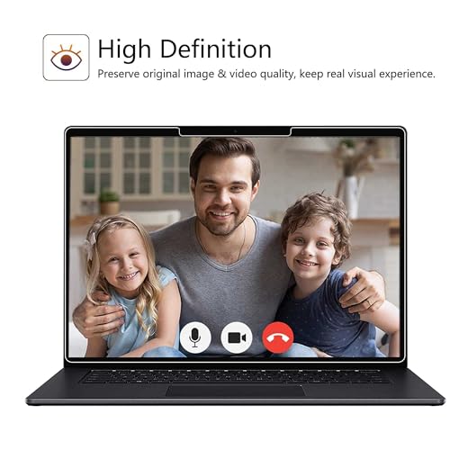 Megoo ArmorShield Screen Protector for Surface Laptop 13 Inch (2025) | Tempered Glass, [9H+ Military Grade] [3X Shatterproof Protection], HD Clear, Easy Installation, 2 Pack - size: Laptop 13" (2025)