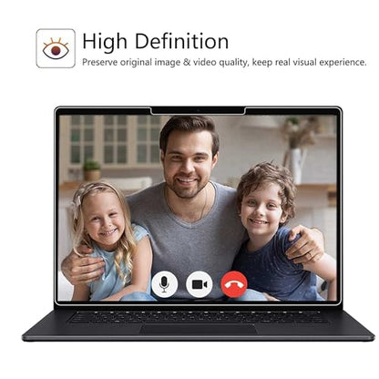 Megoo ArmorShield Screen Protector for Surface Laptop 13 Inch (2025) | Tempered Glass, [9H+ Military Grade] [3X Shatterproof Protection], HD Clear, Easy Installation, 2 Pack - size: Laptop 13" (2025)