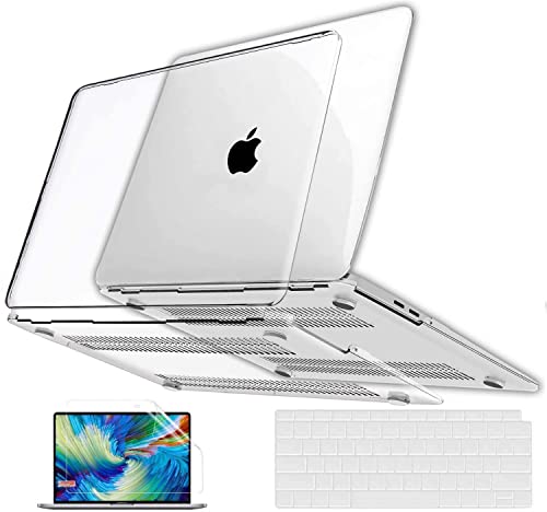 GVTECH Case for MacBook Air 13.6 inch 2025 2024 2023 2022 Release M4 A3240 M3 A3113 M2 A2681, Crystal Clear Case,Plastic Hard Shell & Keyboard Cover & Screen Protector Compatible with MacBook Air13.6 - color: Clear, size: Mac Air 13.6(2022-25 M4 A3240 M3