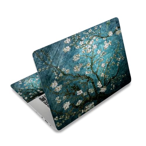 Laptop Skin Sticker Decal,12" 13" 13.3" 14" 15" 15.4" 15.6 inch Laptop Vinyl Skin Sticker Cover Art Protector Notebook PC (2 Wrist Pad Skin Included), Decorative Waterproof Removable,Van Gogh Painting - color: Van Gogh Painting