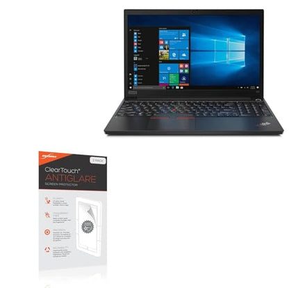 BoxWave Screen Protector Compatible with Lenovo ThinkPad E15 Gen 1 (15.6 in) - ClearTouch Anti-Glare (2-Pack), Anti-Fingerprint Matte Film Skin