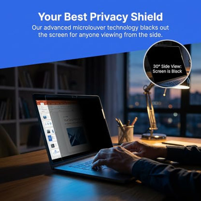 KEANBOLL Privacy Screen for Lenovo 14.5" 丨ASUS 14.5“丨Acer 14.5" 丨Dell 14.5" etc 14.5 inch 16:10 Aspect Removable Laptop Privacy Filter Shield