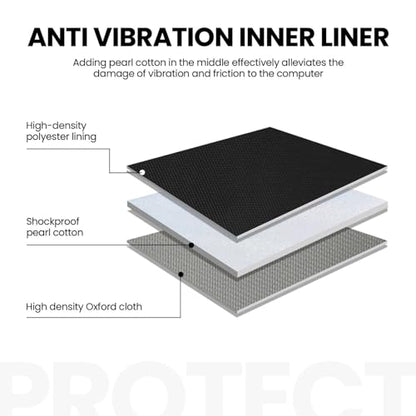 14 inch Laptop Sleeve with Handle Shockproof Laptop Bag Waterproof Computer Cover Bag Fish Aquarium Briefcase