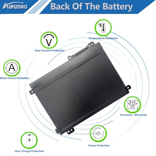 KN02XL 37.2Wh Laptop Battery Replacement for HP Pavilion x360 11-ad 11-ad022tu 11-ad009tu 11-ad035tu 11-ad023TU Pavilion x360 11m-ad 11m-ad000 11m-ad113dx 11m-ad013dx 11M-AD013DX Series 7.7V